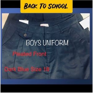 SCHOOL UNIFORM- Genuine Boys School Uniform Pleated Shorts Size 18